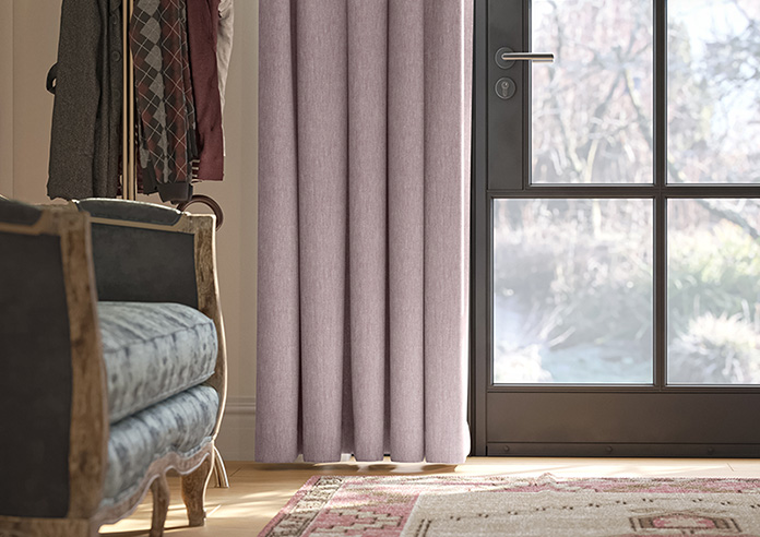 Delicate Chevron, Maroon - Made to Measure Curtains - Image 5